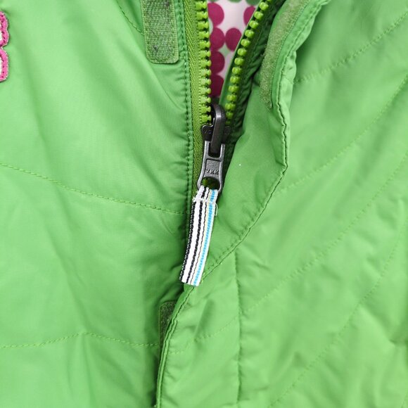 Burton Girls Reversible Puffer Vest XL Pink Green Outdoor Preppy Cold Weather - Picture 5 of 14